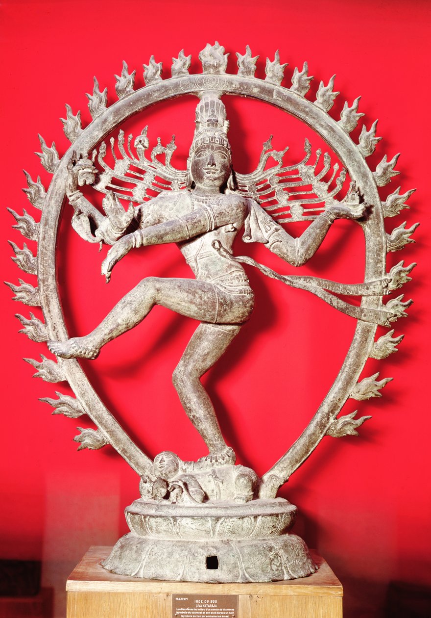 Shiva Nataraja, Dravidisch (Bronze) von Indian School