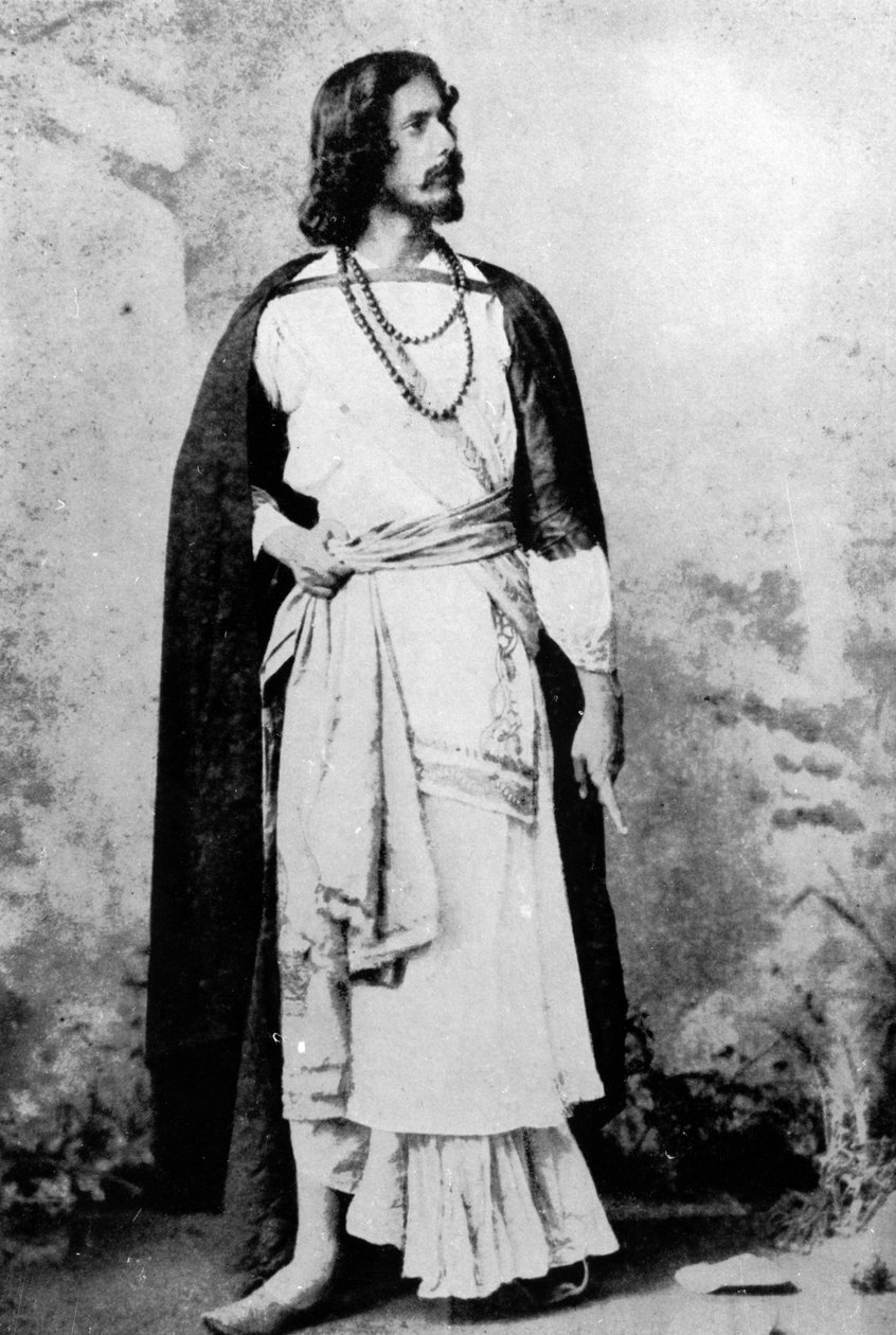 Rabindranath Tagore, ca. 1880-90 von Indian photographer