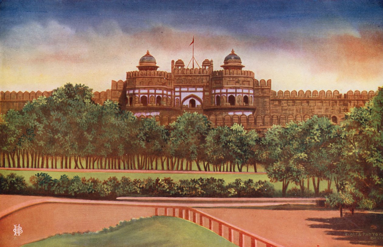 Delhi-Tor, Agra-Fort von Indian photographer