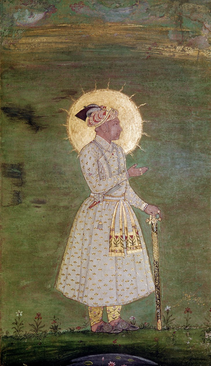 Akbar (1542-1605) von Indian School