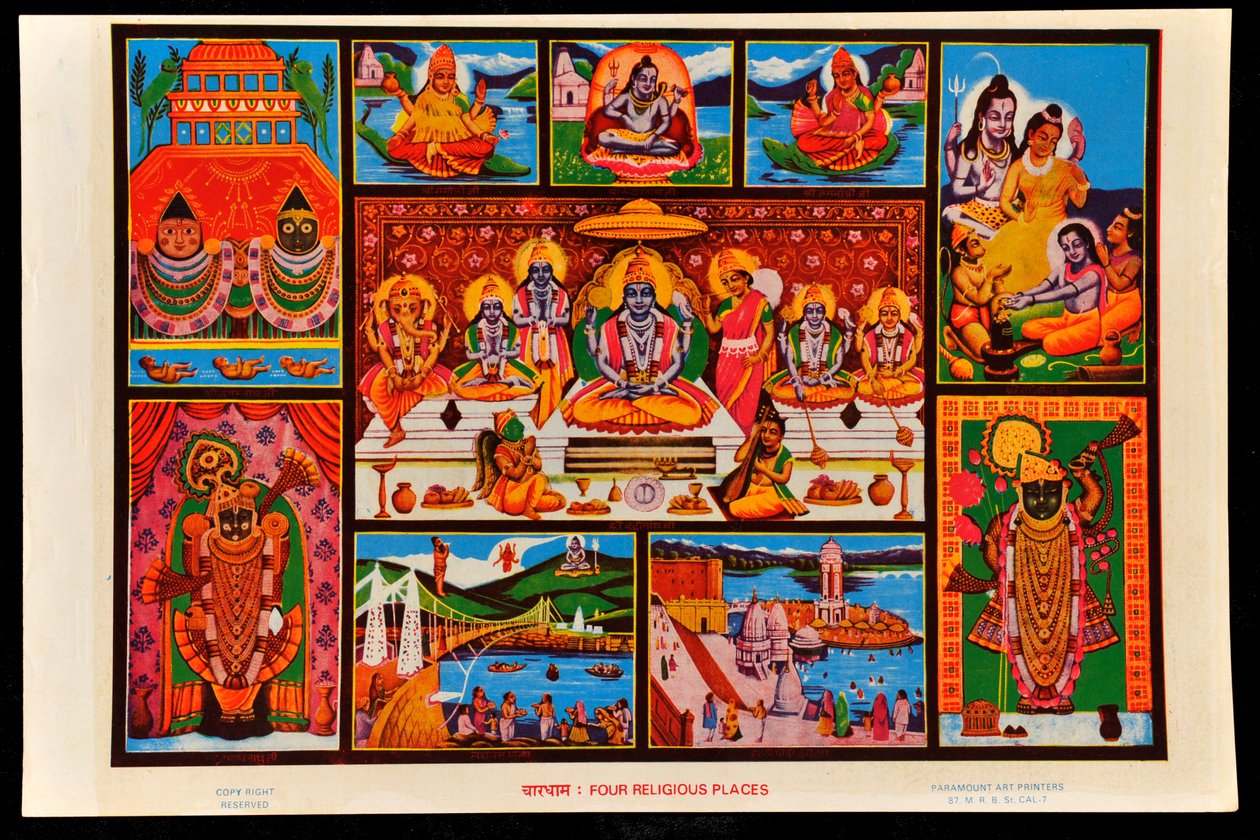 Vier religiöse Orte von Indian School