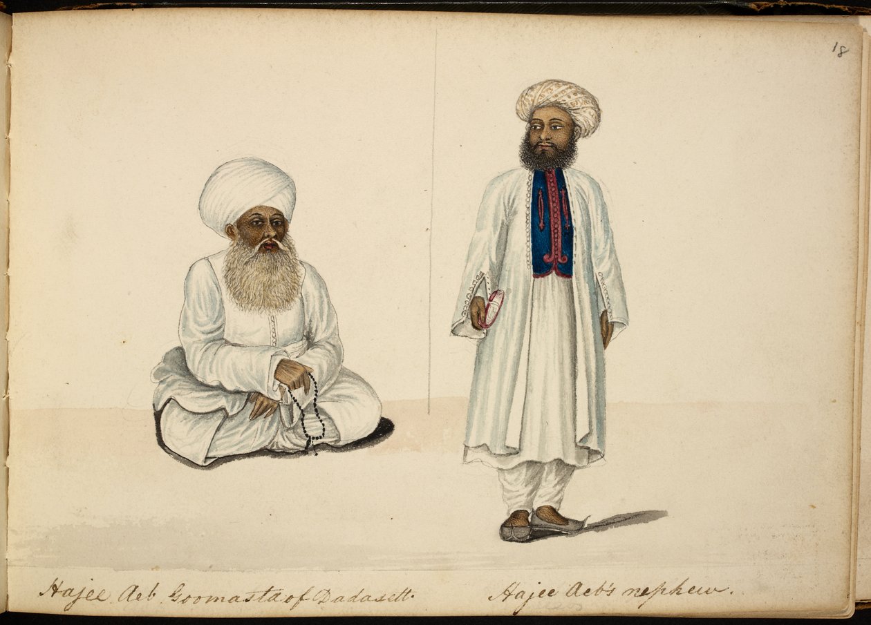 Haji Ayub Gumasta von Dadasett; sein Neffe von Indian School