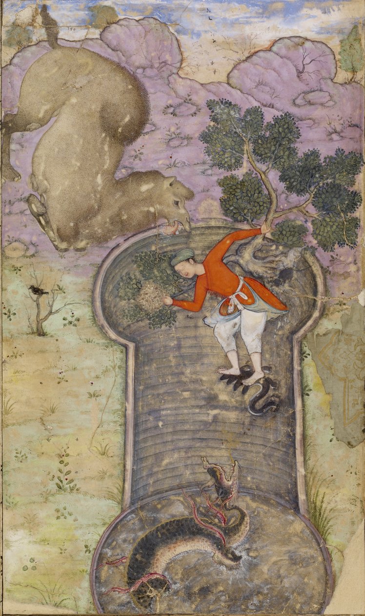 Illustration aus "Anv?r-i Suhayl?" von Indian School