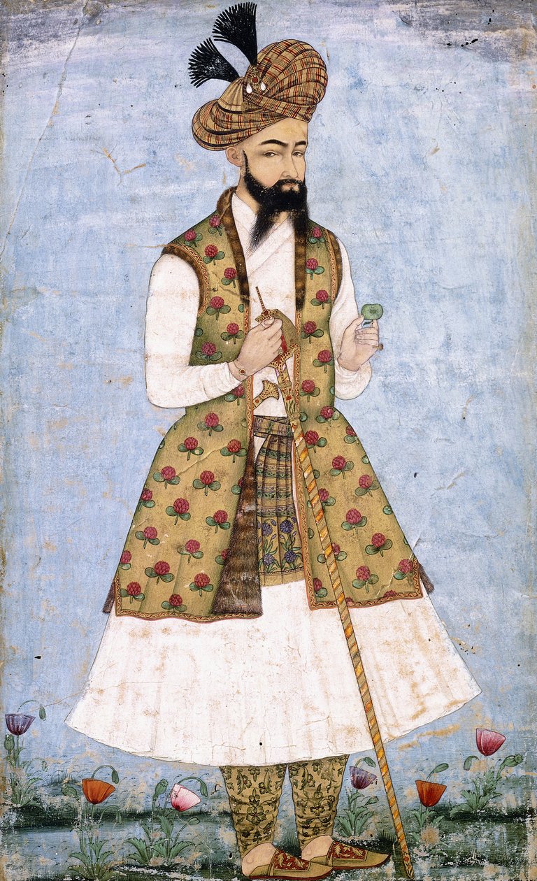 Porträt eines persischen Würdenträgers von Indian School