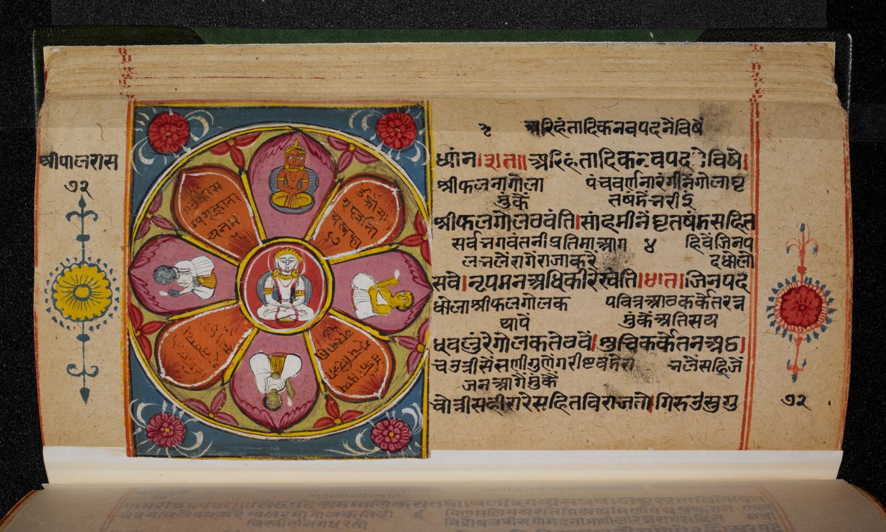 Siddhachakra aus dem Shripal Rajano Rasa Manuskript von Indian School