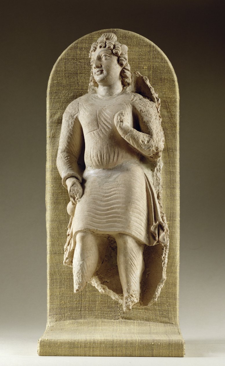 Stehender Jüngling oder Maitreya, Gandhara von Indian School