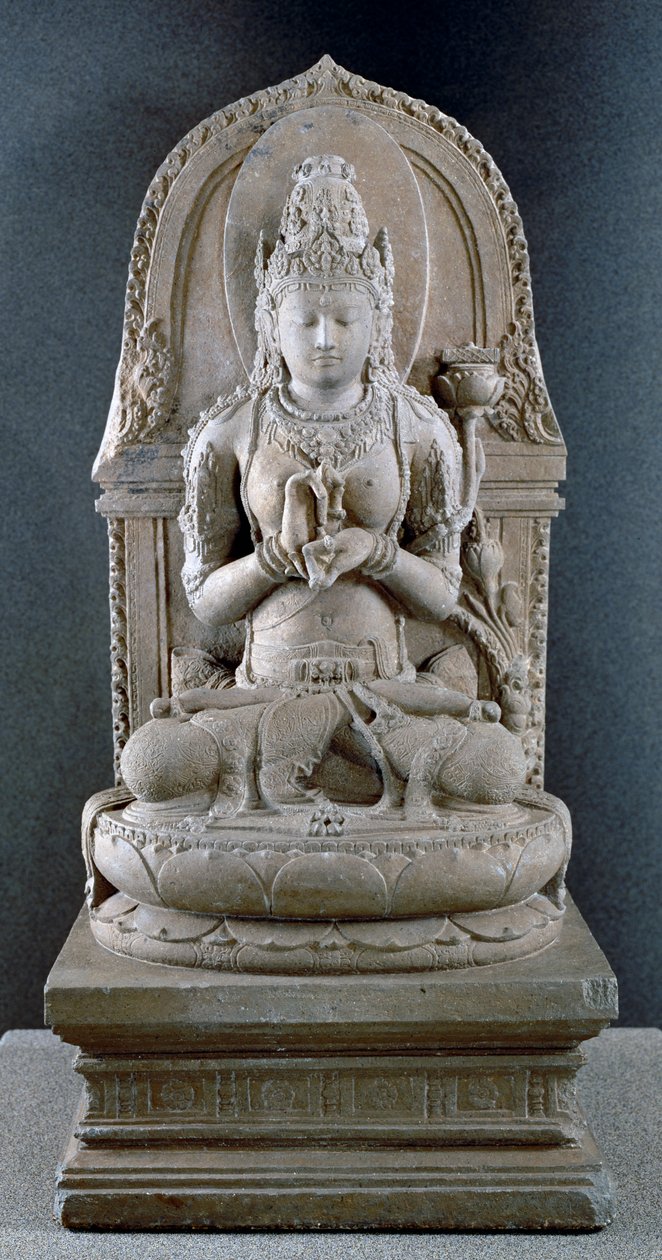 Prajnaparamita, Göttin der transzendentalen Weisheit, ca. 1300 von Indonesian School