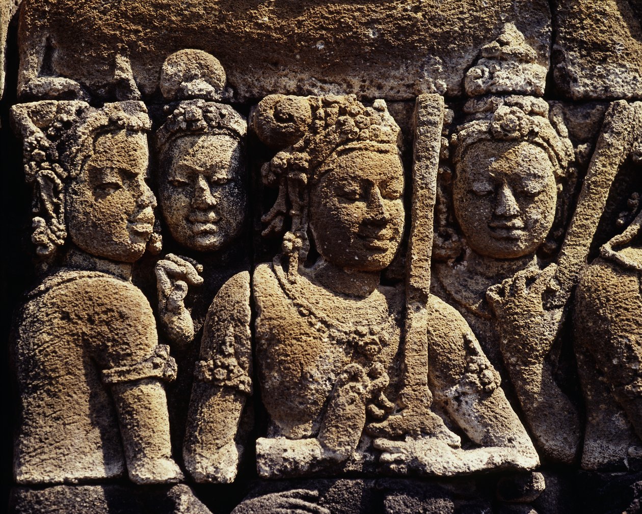 Relief von Indonesian School