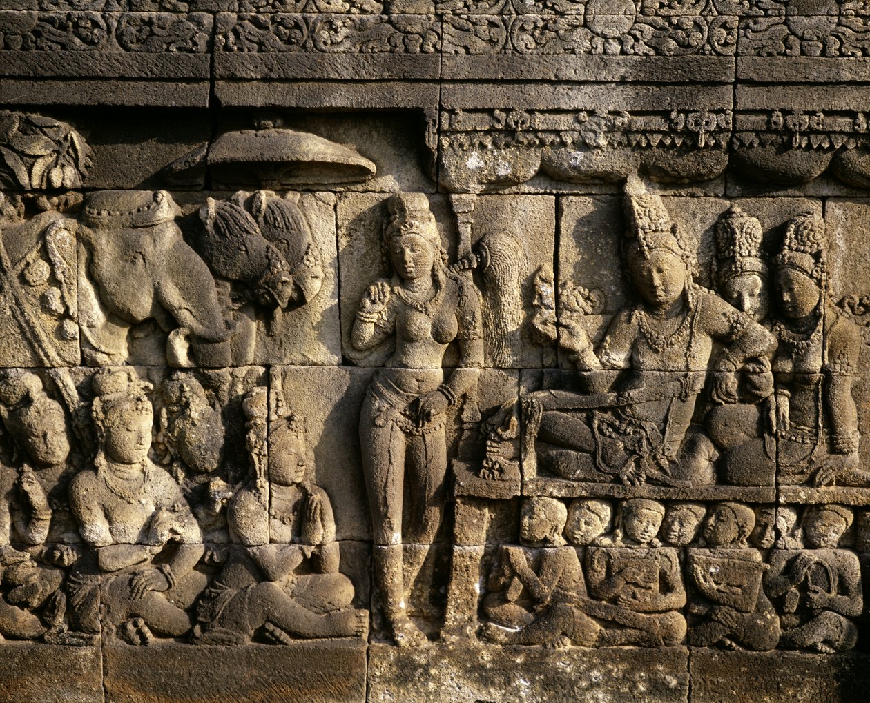 Relief von Indonesian School