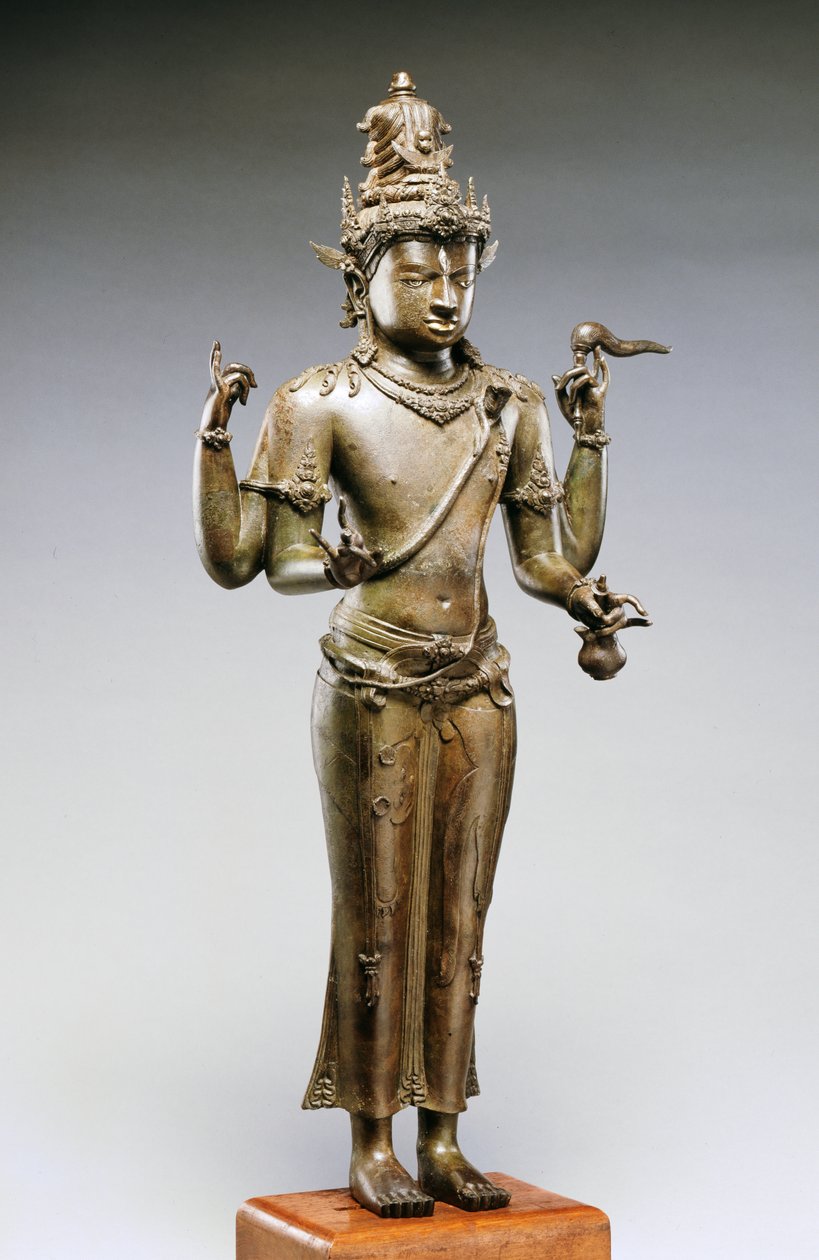 Shiva Mahadeva (Bronze, Gold & Silber) von Indonesian School