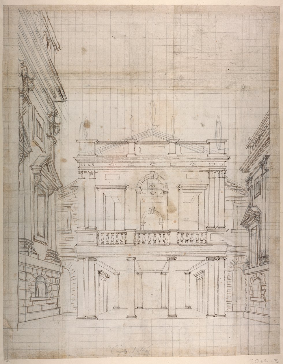 Palast der Cupids, ca. 1619-23 von Inigo Jones