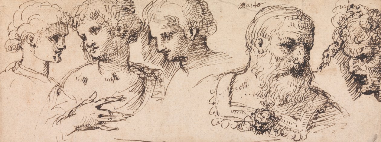 Fünf klassische Köpfe von Inigo Jones