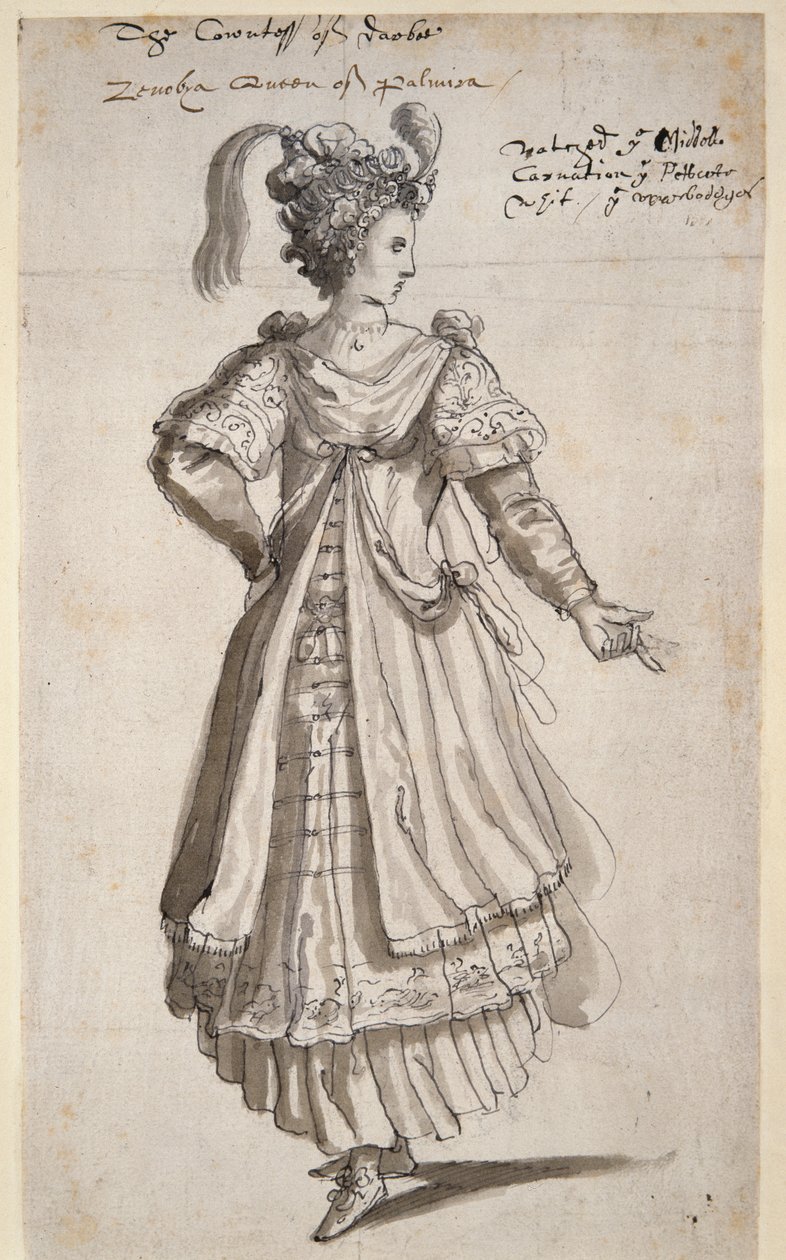Königin Zenobia, um 1609 von Inigo Jones