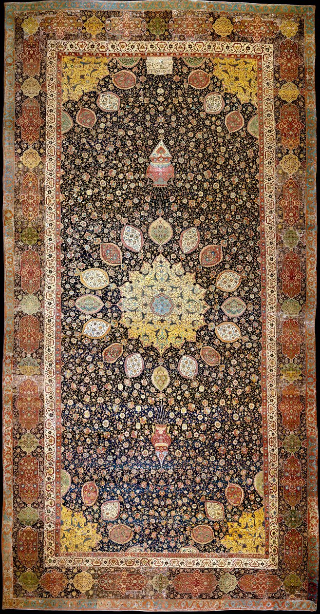 Der Ardabil-Teppich, um 1540 von Iranian Master