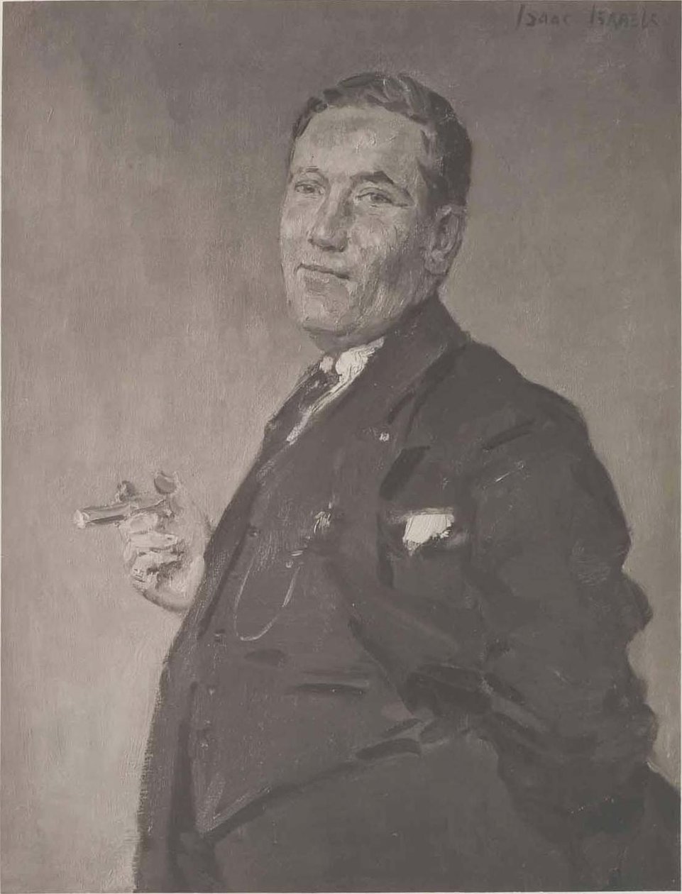 Porträt des Architekten Jan Wils von Isaac Israels