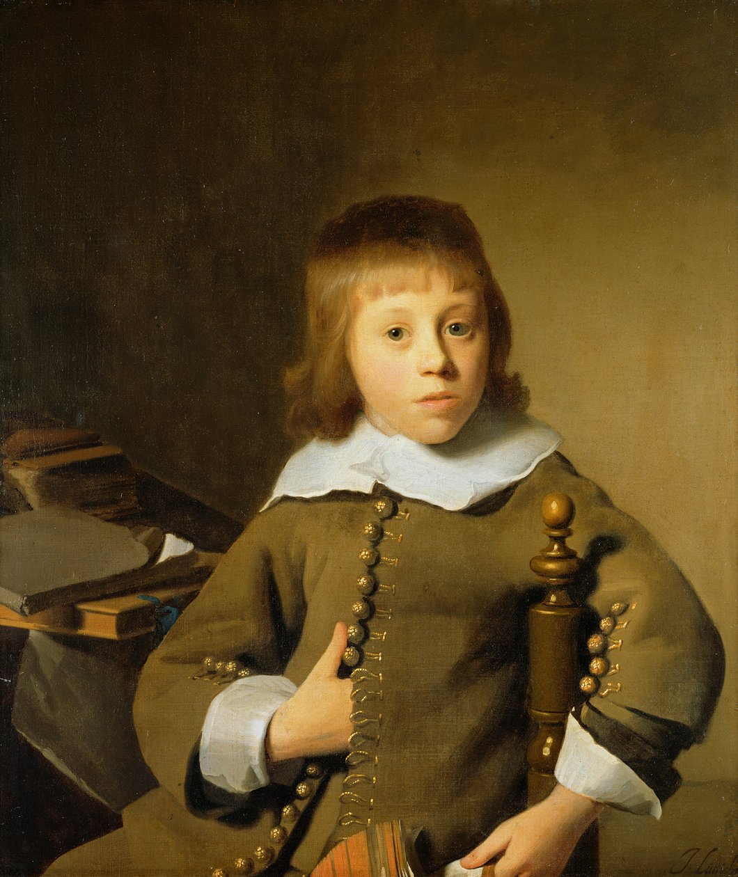 Porträt eines jungen Jungen von Isaac Luttichuys
