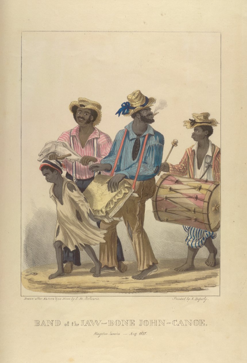 Band von Jaw-Bone John-Canoe, Illustration aus 
