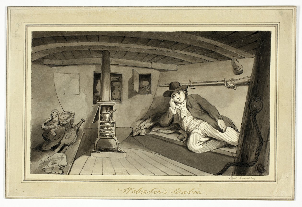 Websters Hütte von Isaac Cruikshank