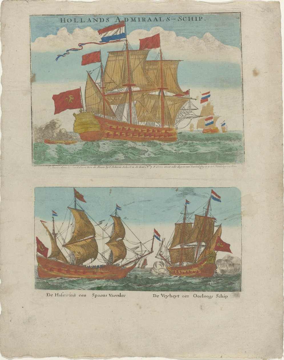 Holländisches Admiralschiff von Isaac Greve