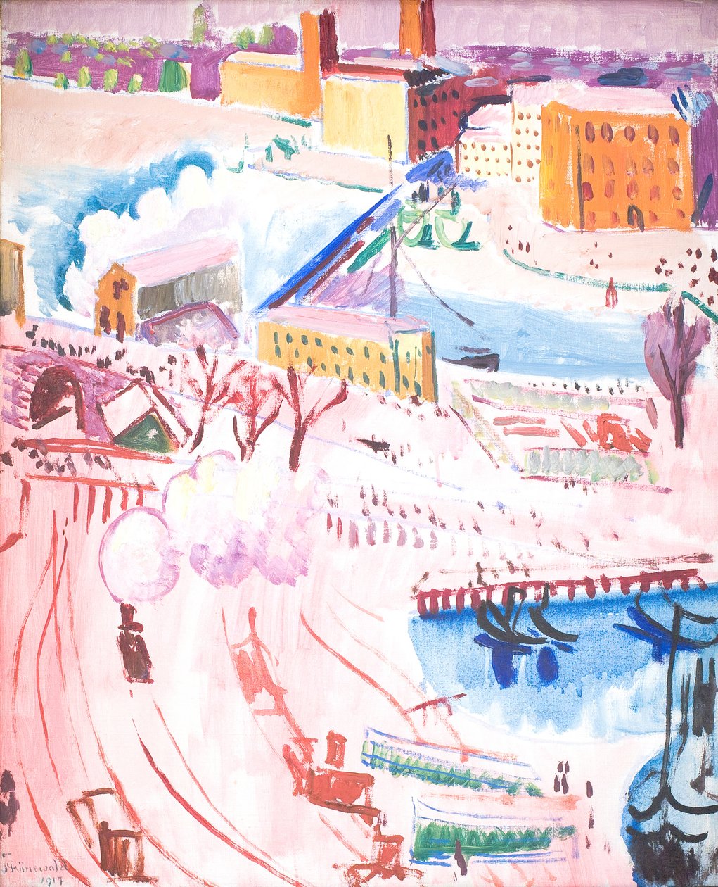 Blick auf Stockholm von Isaac Grünewald