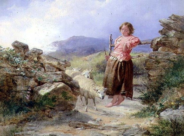 Die kleine Schäferin von Isaac Henzell