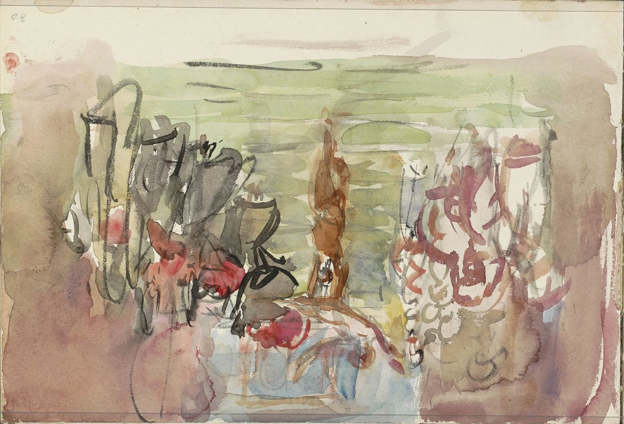 Künstler auf der Bühne von Isaac Israels
