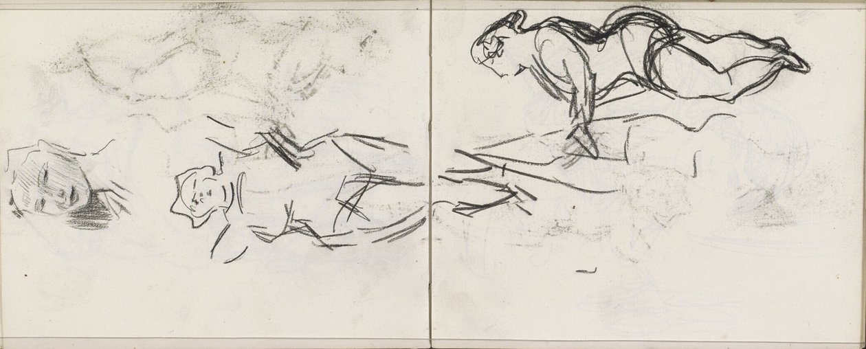 Drei Studien einer Frau von Isaac Israels