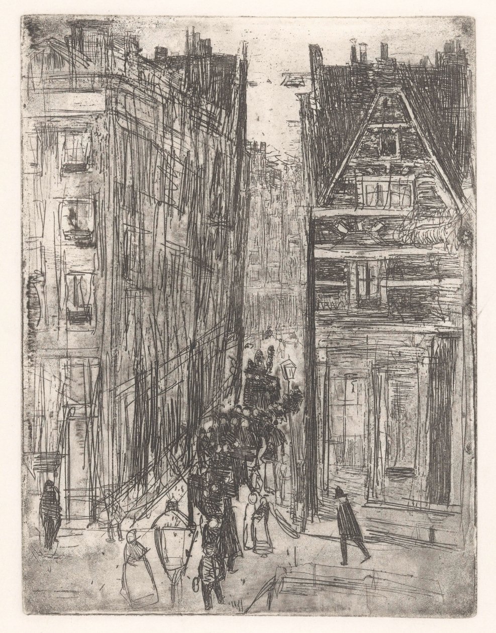 Gasthuismolensteeg in Amsterdam von Isaac Israels