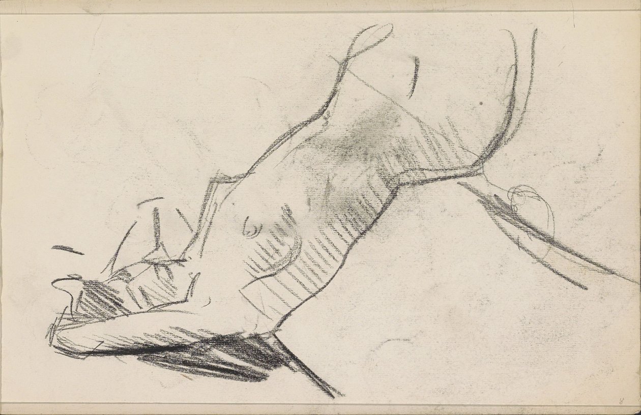 Liegender weiblicher Akt von Isaac Israels