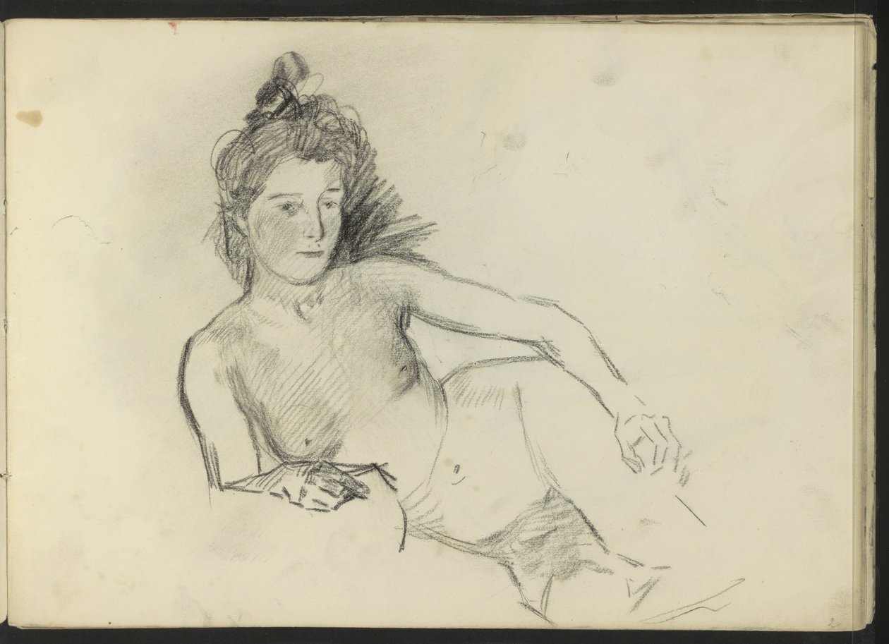 Liegender weiblicher Akt von Isaac Israels