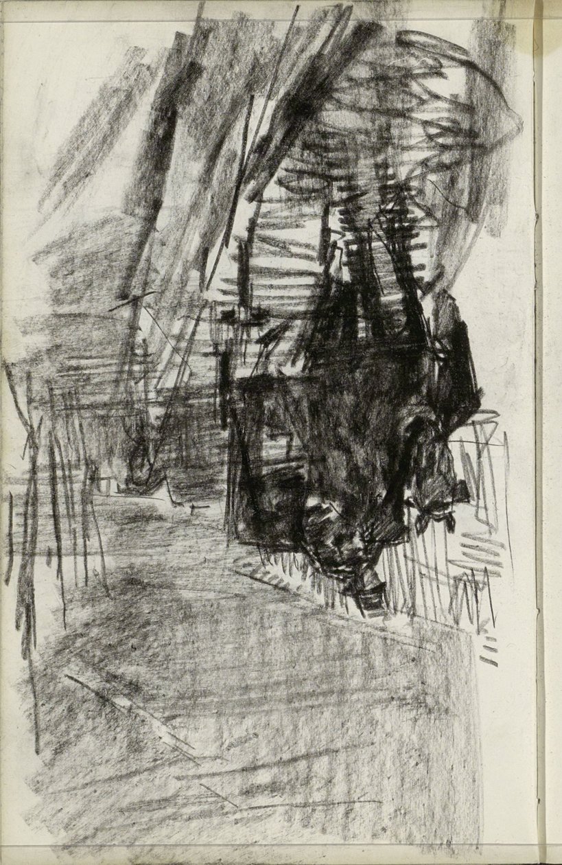 Kutschen auf der Straße von Isaac Israels