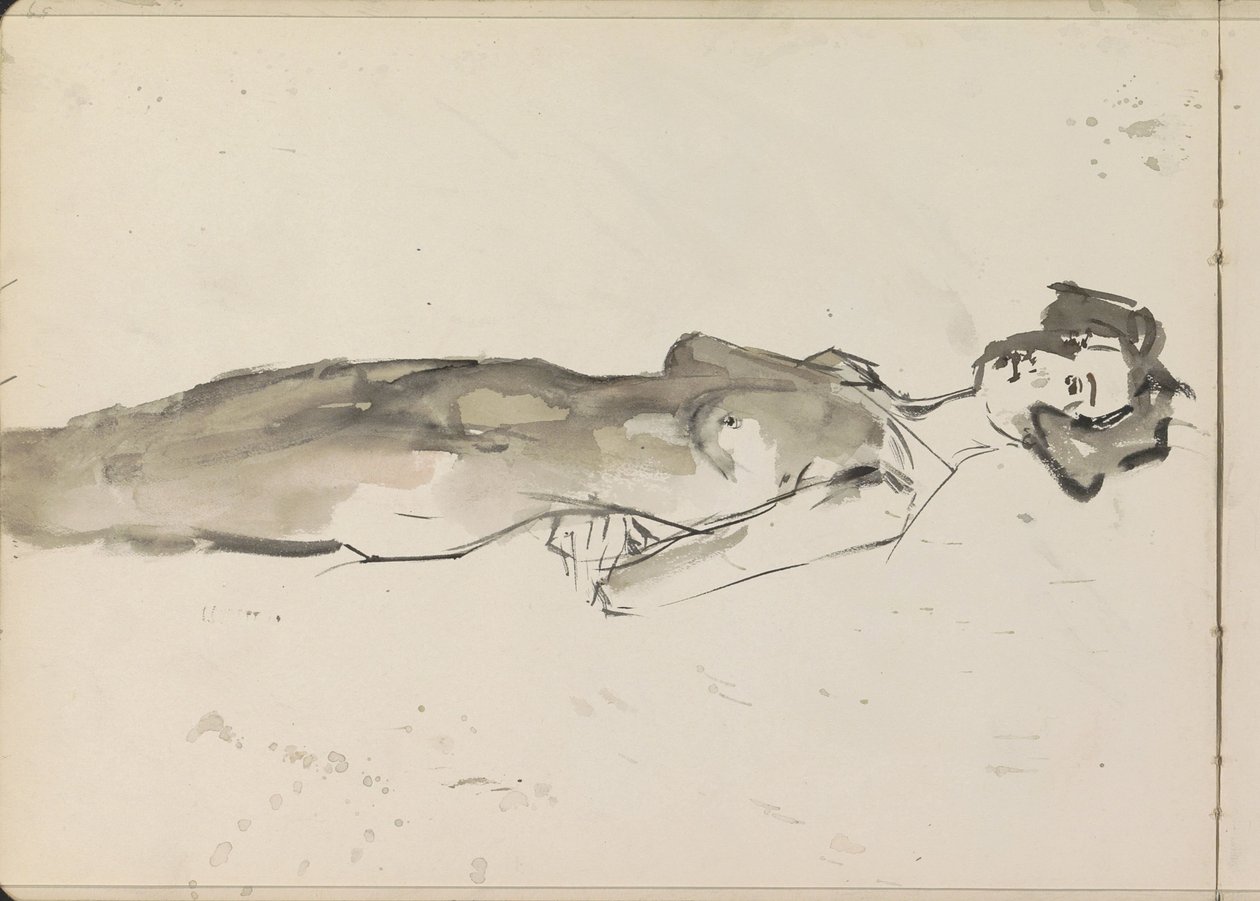 Stehender weiblicher Akt von Isaac Israels