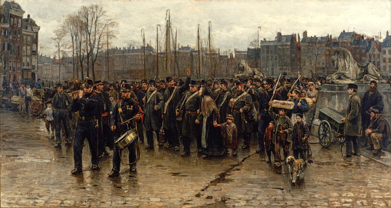 Transport von Kolonialsoldaten von Isaac Israels