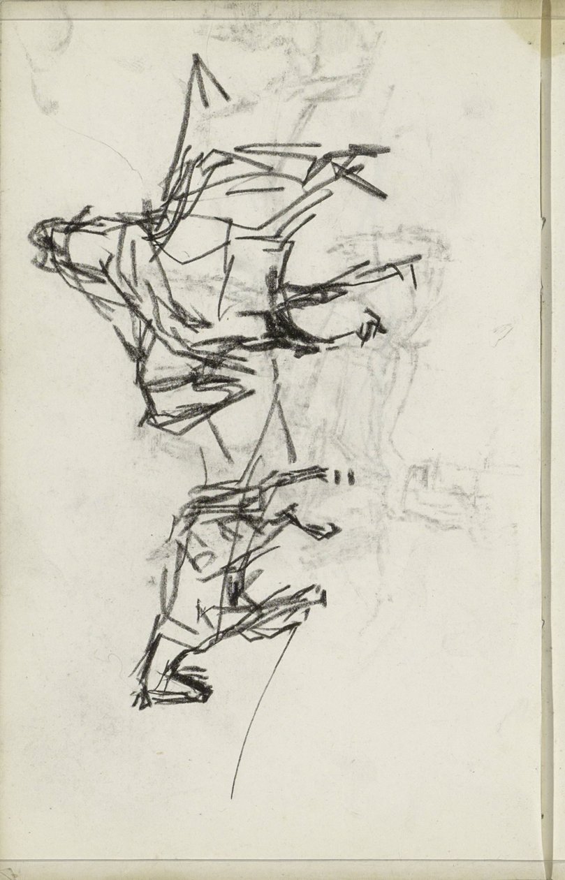 Zwei Pferde mit einem Reiter von Isaac Israels