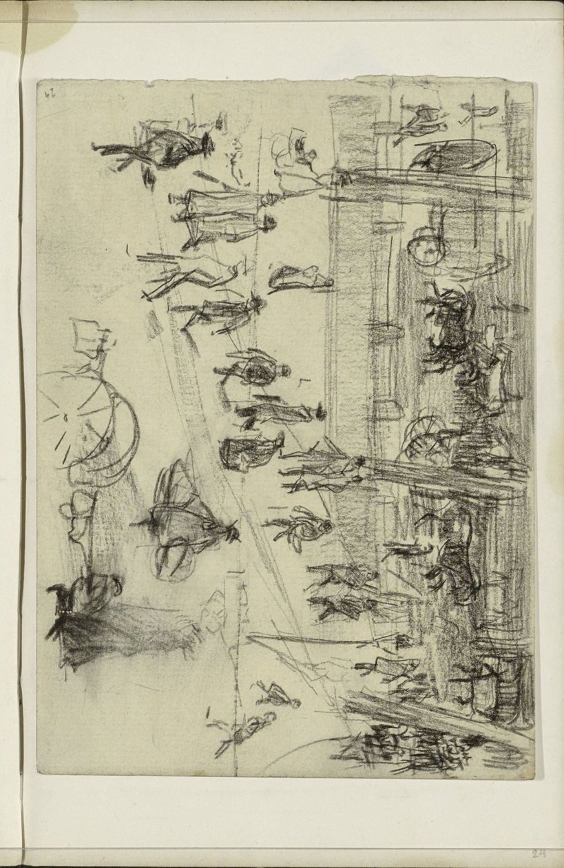 Wandernde Figuren von Isaac Israels