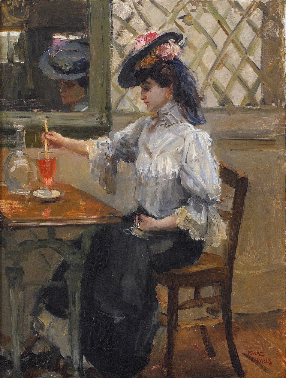 Im Café von Isaac Israels