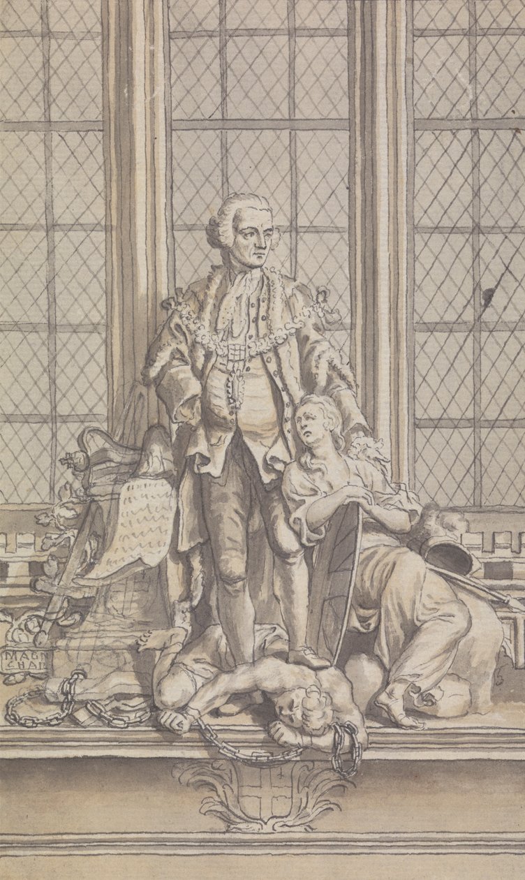 Unidentifizierte Zeitschrift / Theaterillustration von Isaac Taylor