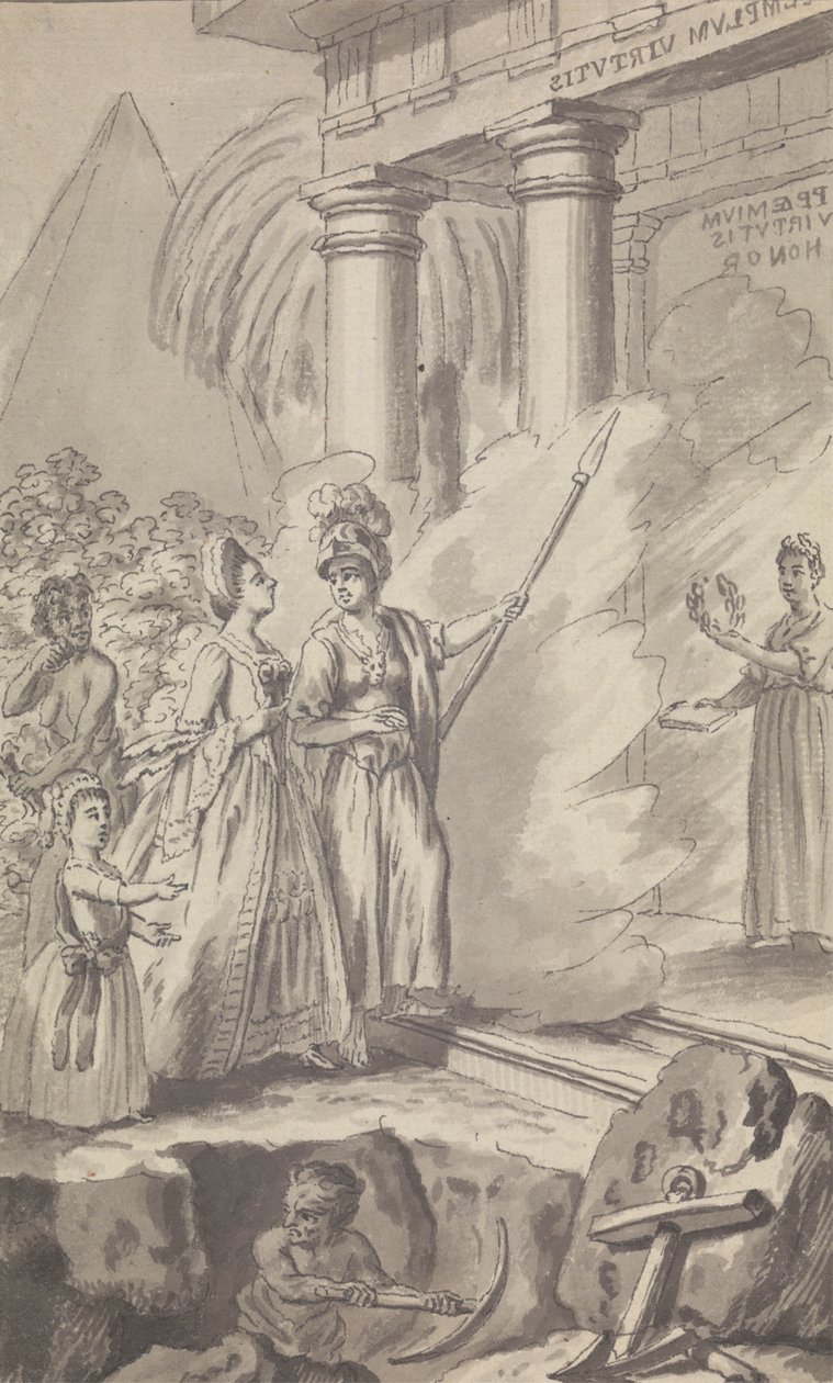 Unidentifizierte Zeitschrift / Theaterillustration von Isaac Taylor