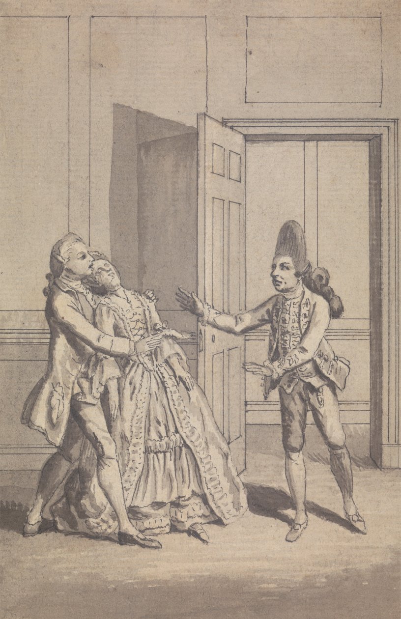 Unidentifizierte Zeitschrift / Theaterillustration von Isaac Taylor
