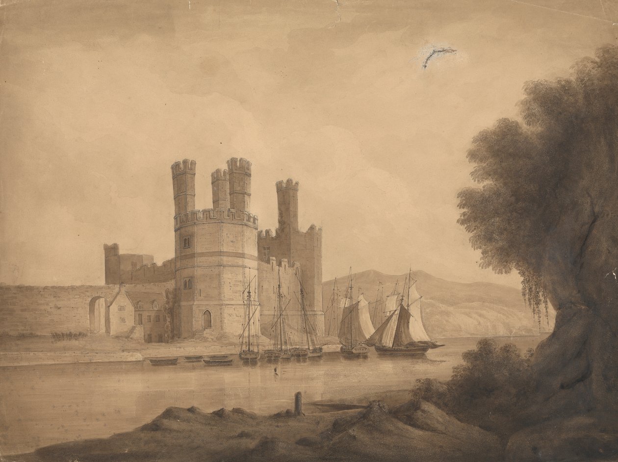 Caernarvon (Burg) Adler-Turm von Isaac Weld