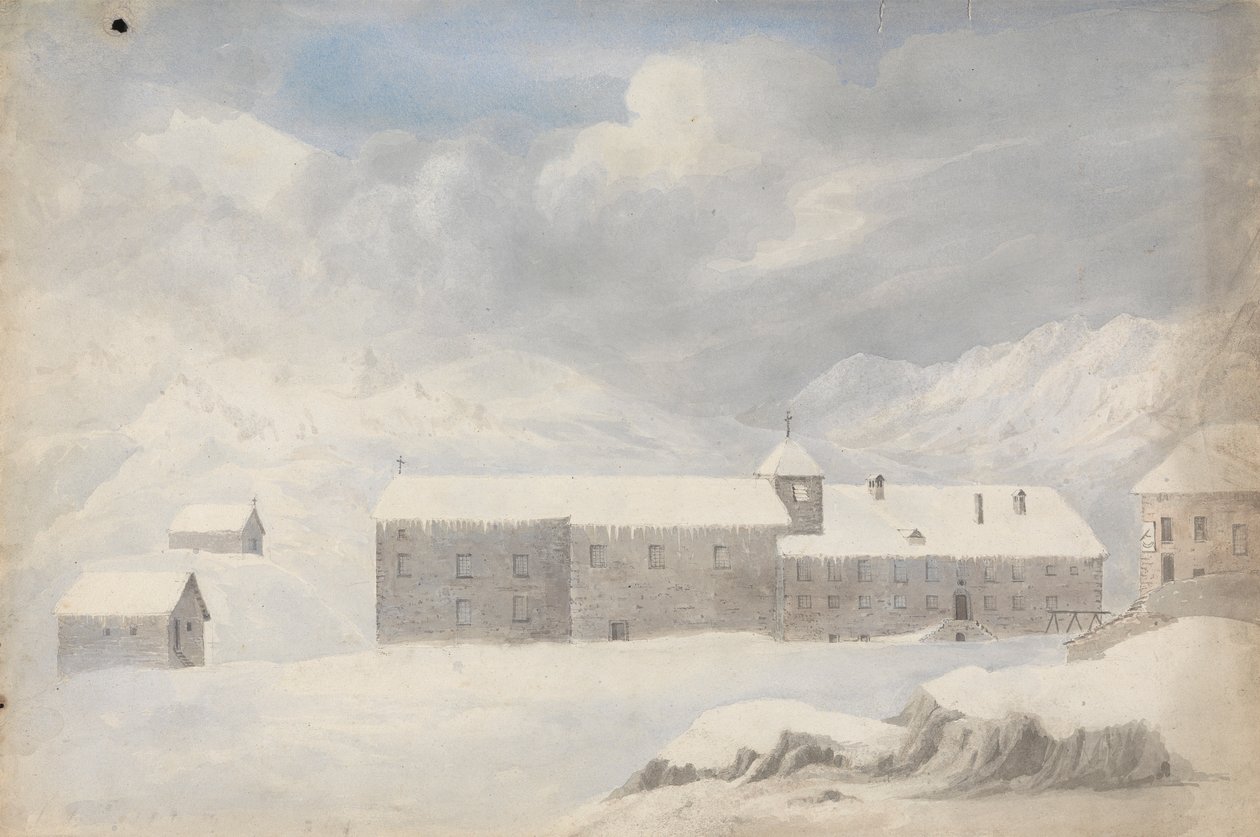 Kloster, Mt. St. Bernard (Schweiz) von Isaac Weld