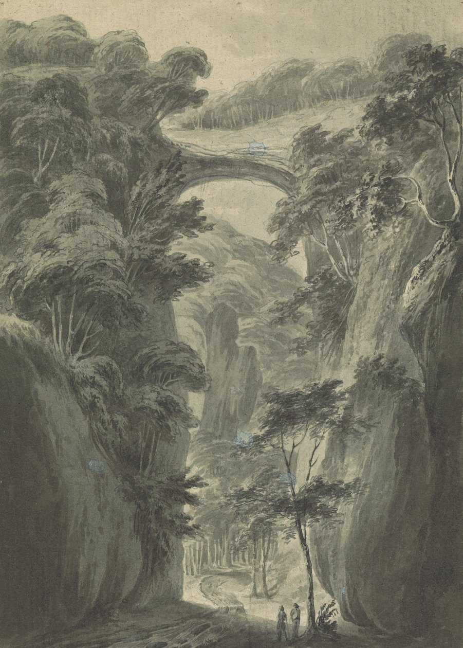 Ansicht der Felsenbrücke von Isaac Weld