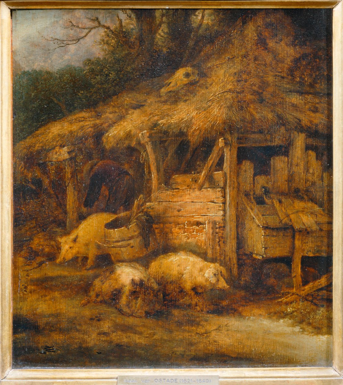 Das Schweinedach von Isaack Jansz van Ostade
