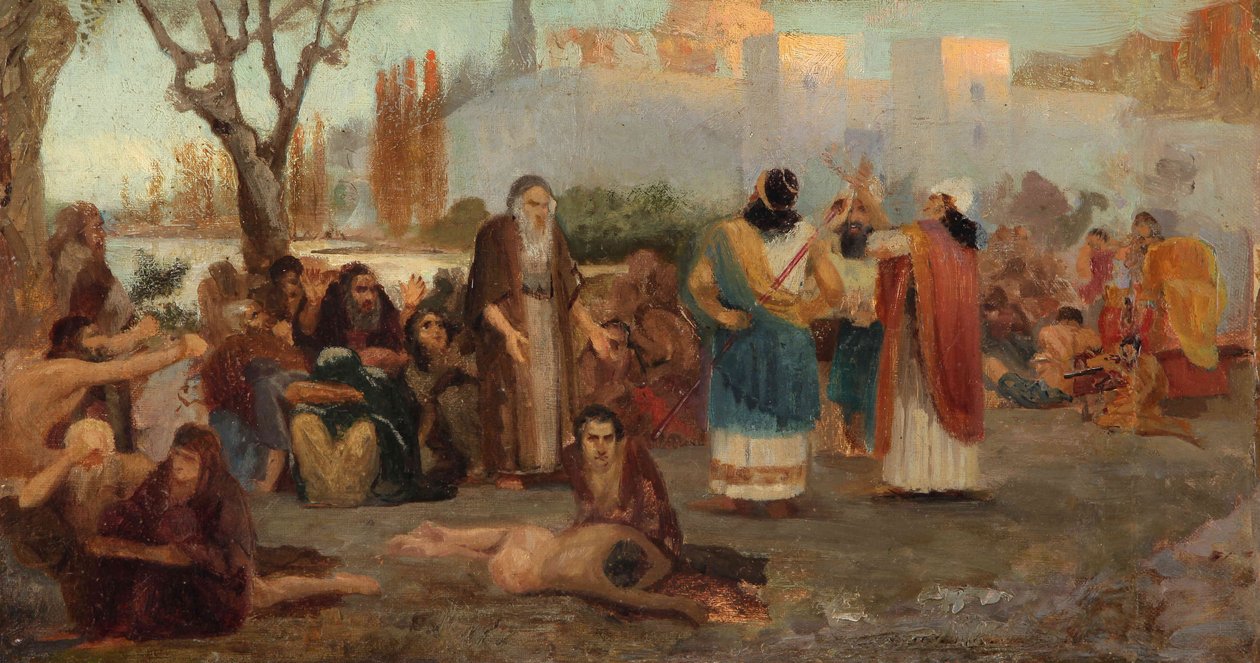 Biblische Szene von Isaak Asknaziy