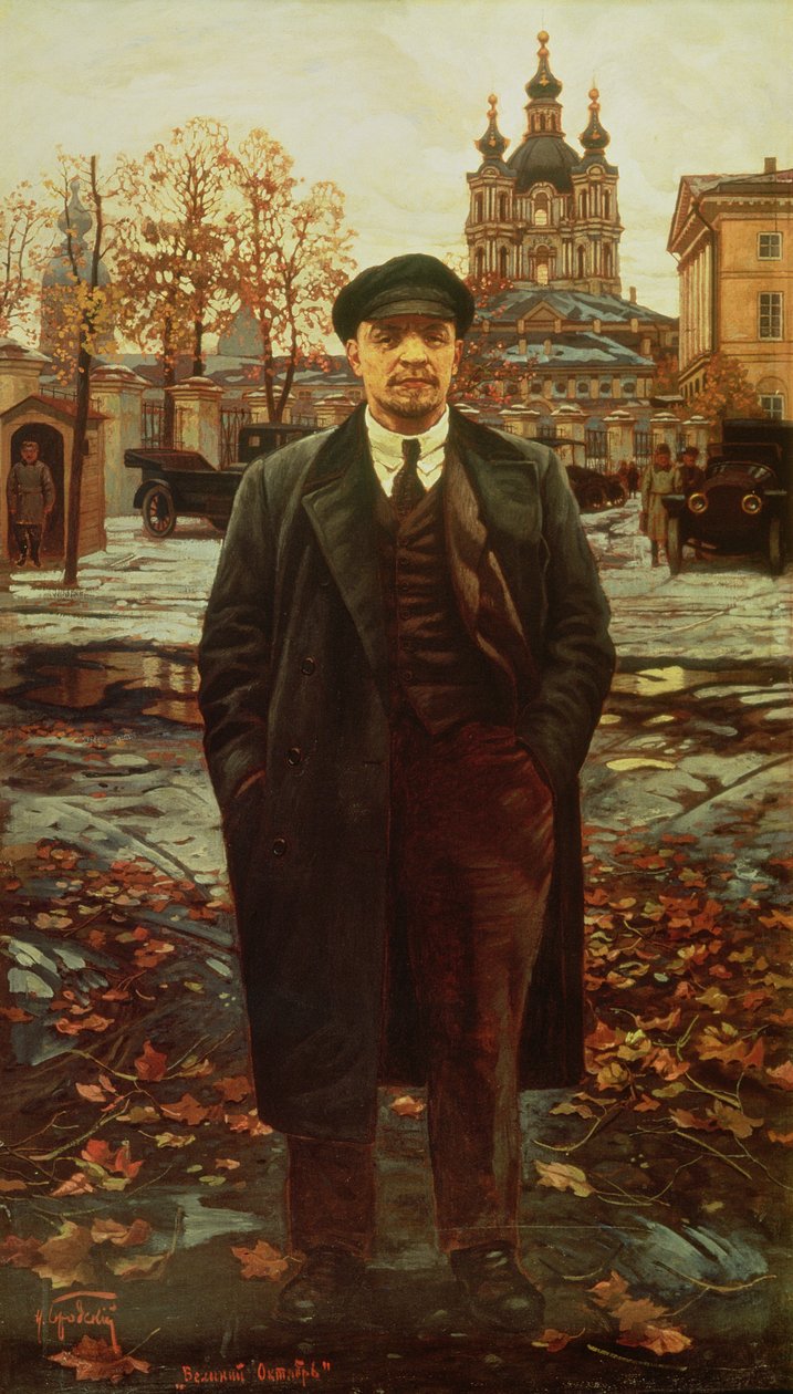 Wladimir Iljitsch Lenin (1870-1924) in Smolny, ca. 1925 von Isaak Israilevich Brodsky