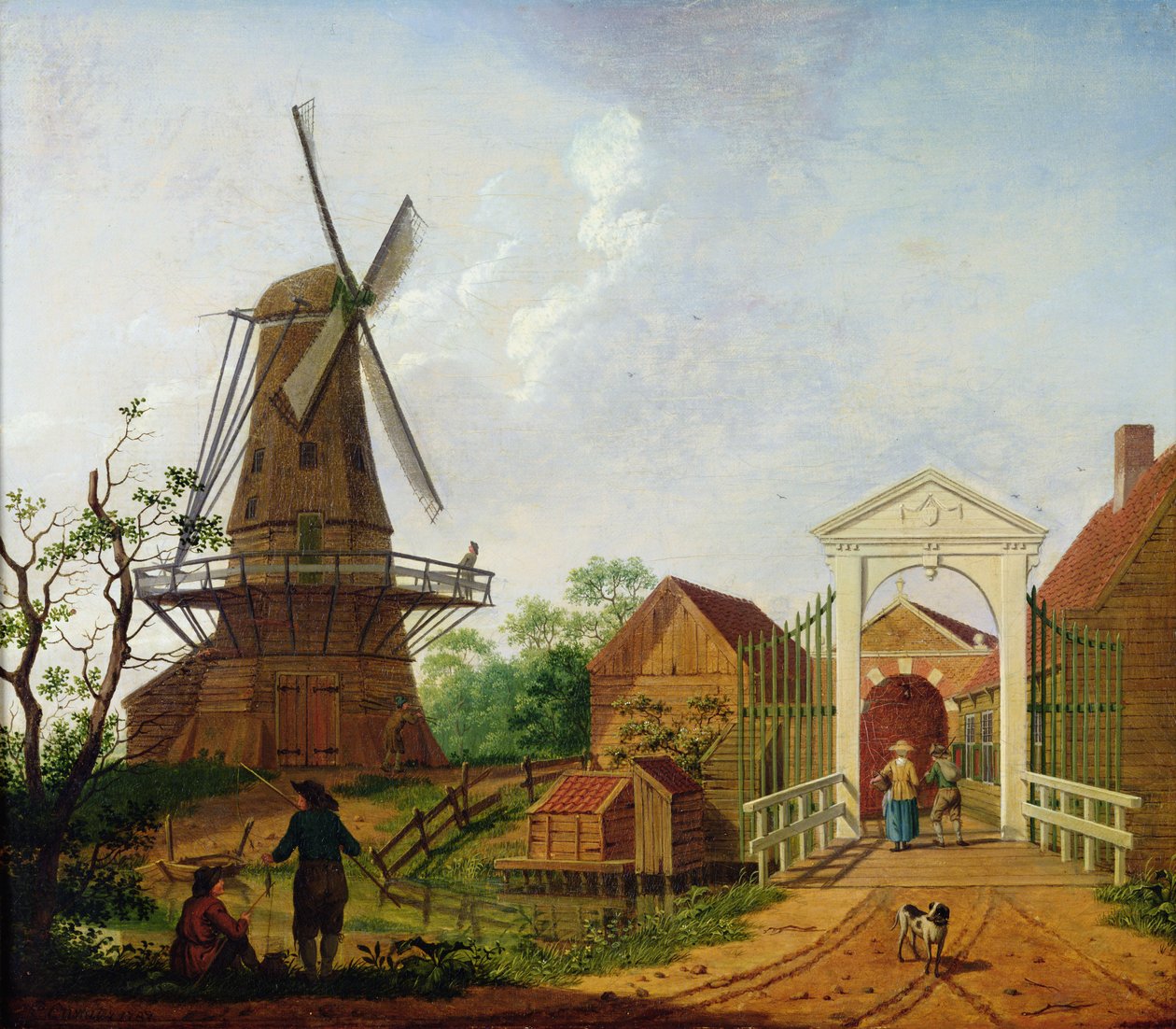 Die Windmühle, 1787 von Isaac Ouwater