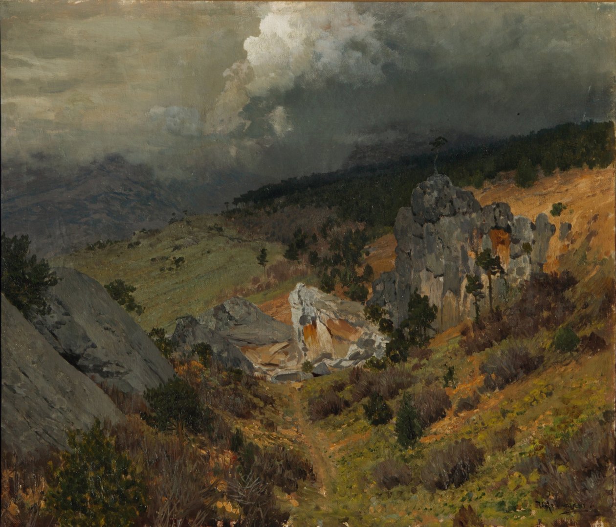 In den Krimbergen, 1886 von Isaak Ilyich Levitan