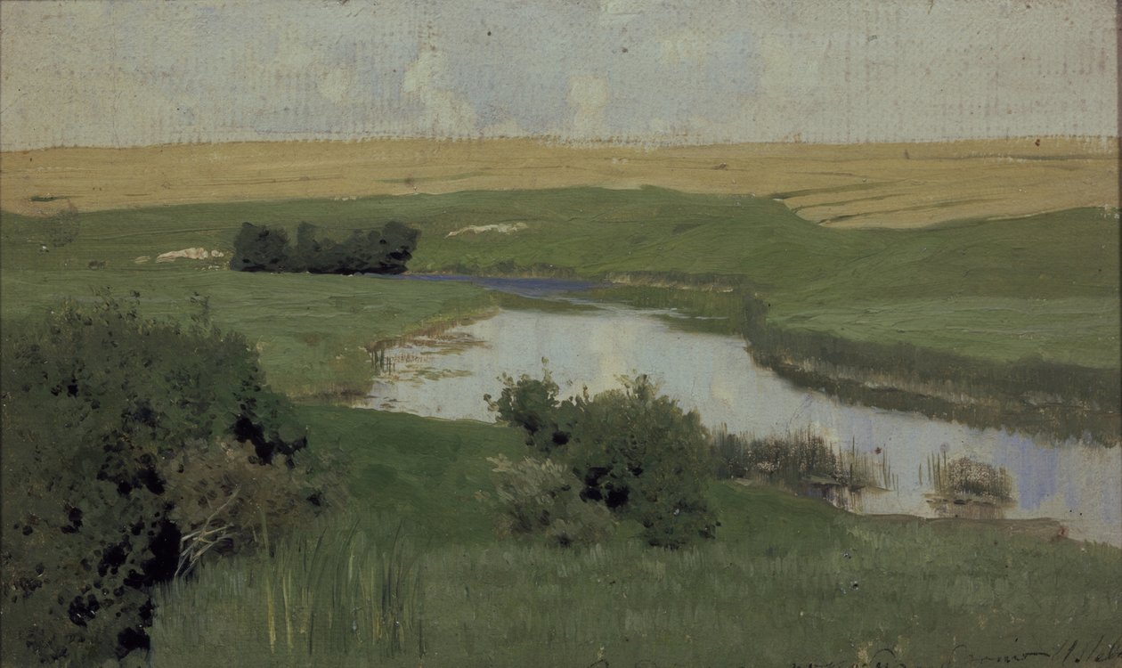 Kleiner Fluss Istra, 1885-1886 von Isaak Ilyich Levitan
