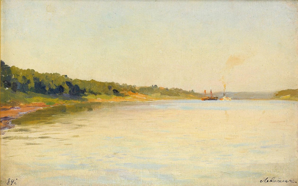 Das Ufer der Wolga, 1889 von Isaak Ilyich Levitan