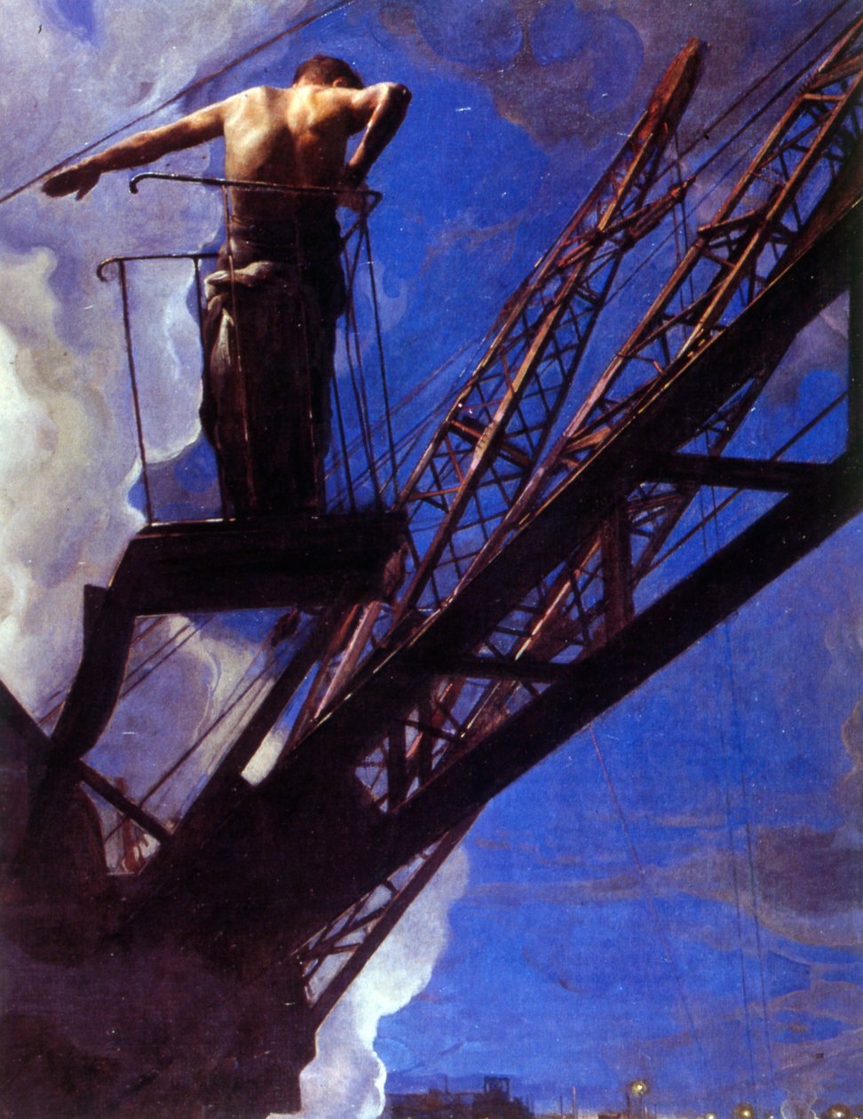 Bauarbeiter von Isaak Israilevich Brodsky